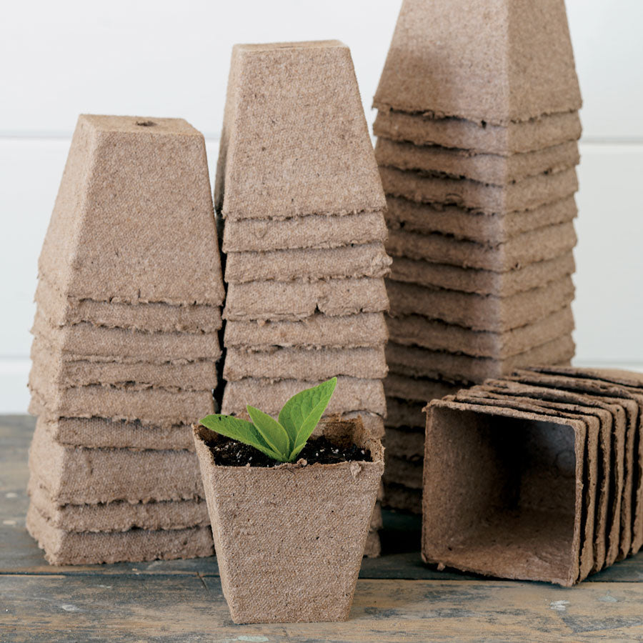 2 1/4 inch Square Jiffy Pots - Pack of 100