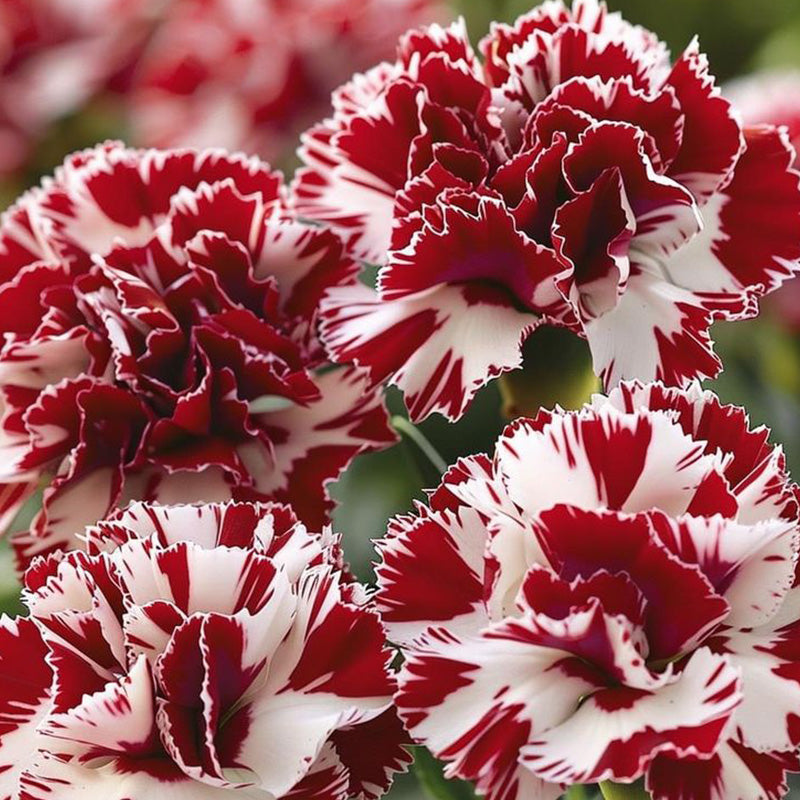 Burgundy & White Picotee Carnation Seeds
