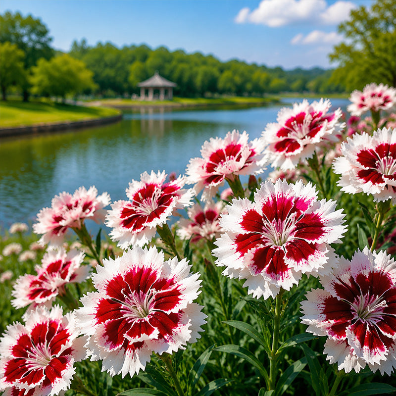 Red White Bicolor Dianthus Seeds