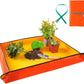 27" X 27" Repotting Mat for Indoor Plants Transplanting and Dirt Control, Portable Potting Tray Succulent Planting Mat Gardening Gifts Plant Gifts for Plant Lovers