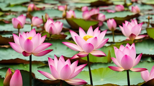 35 Pcs Mix Bowl Lotus Seeds, Water Lilys Flower Plant, Lotus Seeds for Planting Water Features Fresh Garden Seeds Non GMO Indoor and Outdoor