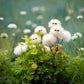 White Cat's Eye Ball Flower Seeds